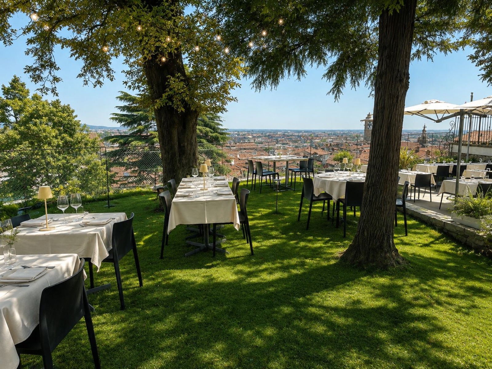 Tavoli della zona Giardino